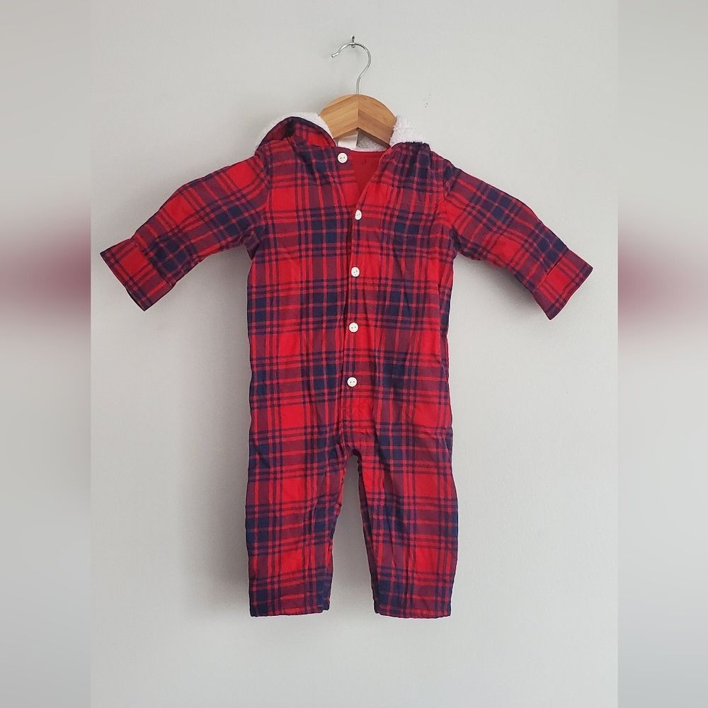 Baby B'gosh One Piece Button Up Jump Suit Size 12M
